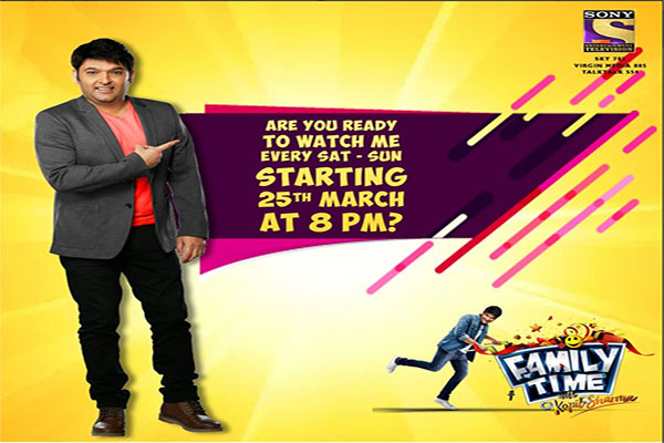 Family time with kapil sharma starting tonight