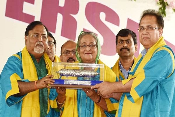 Sheikh Hasina with DLitt