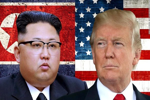 Trumph and Kim jong un