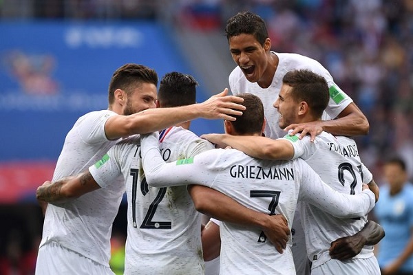 France are into the semi-finals of the World Cup