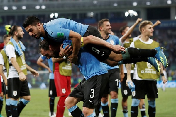 Uruguay beat Portugal