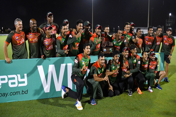 Bangladesh win t20 series against west indies
